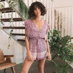 Spell Dahlia Romper NWT